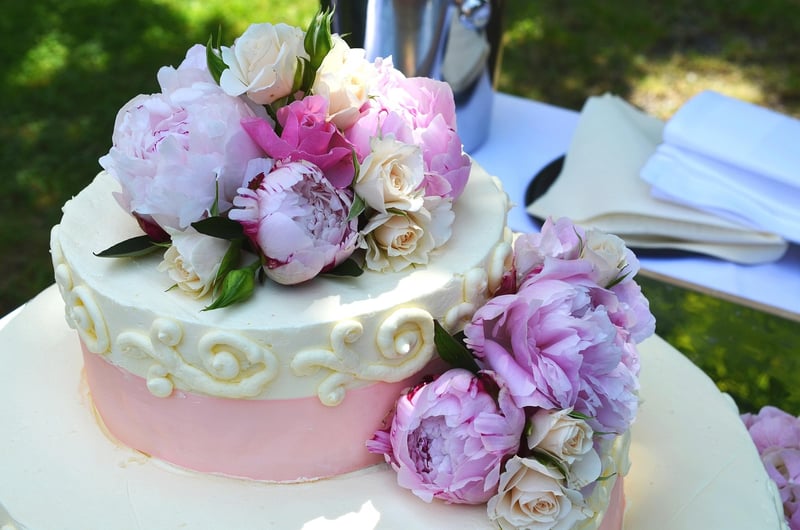 Floral Wedding Cake
